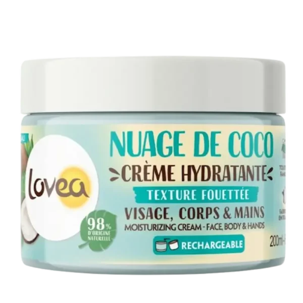 LOVEA NUAGE DE COCO CREME HYDRATANTE VISAGE & CORPS & MAINS 200ML