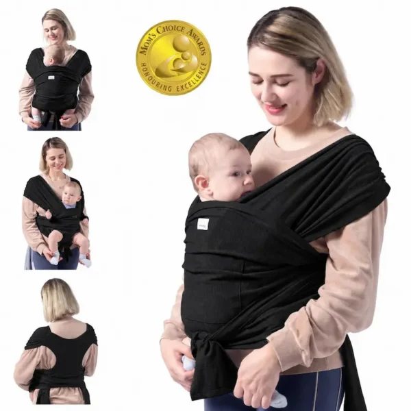 MOMCOZY ECHARPE DE PORTAGE NOIR
