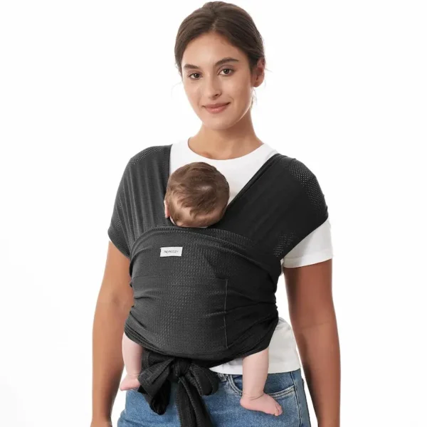 MOMCOZY ECHARPE DE PORTAGE NOIR