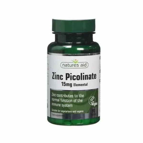 ZINC PICOLINATE 15 MG BT/30 COMP