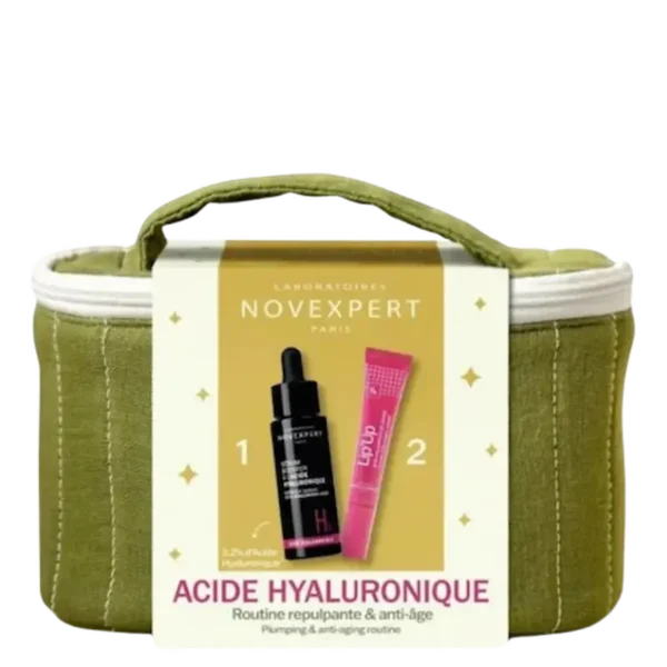 NOVEXPERT COFFRET SERUM BOOSTER A L ACIDE HYALU 30ML+ LIP UP 7ML GRT