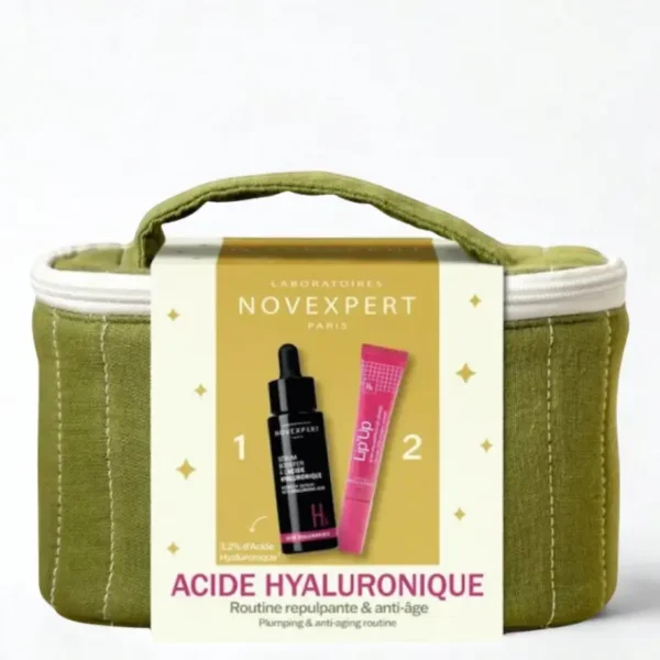 NOVEXPERT COFFRET SERUM BOOSTER A L ACIDE HYALU 30ML+ LIP UP 7ML GRT