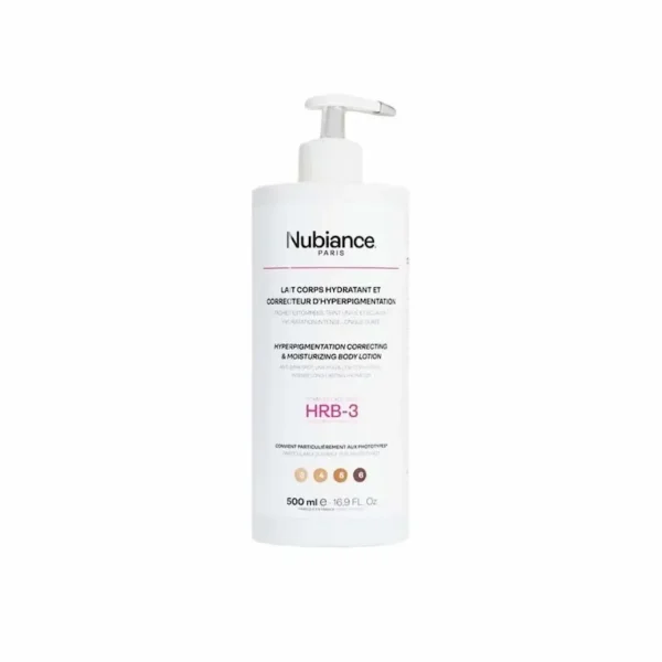 NUBIANCE HRB-3 LAIT CORPS HYDRA ET ANTI-PIGMENT 500ML