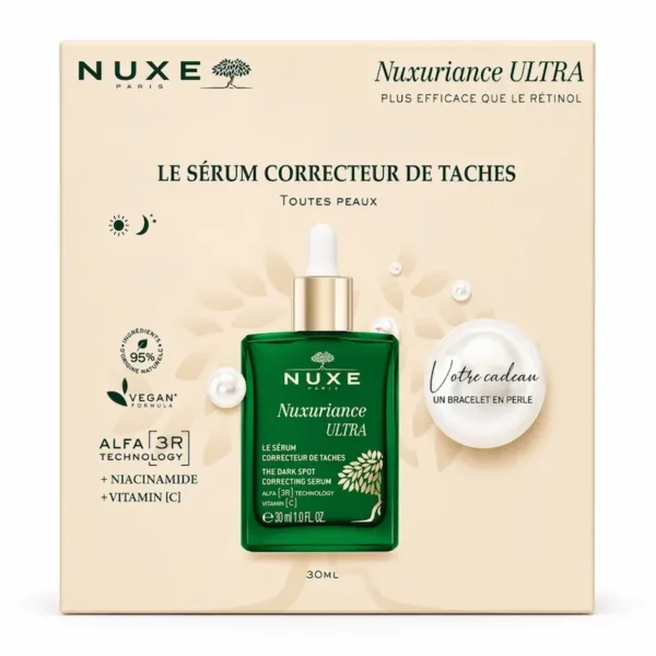 NUXE COFFRET NUXURIANCE ULTRA SERUM CORRECTEUR DE TACHE 30ML+BRACELET GRATUIT
