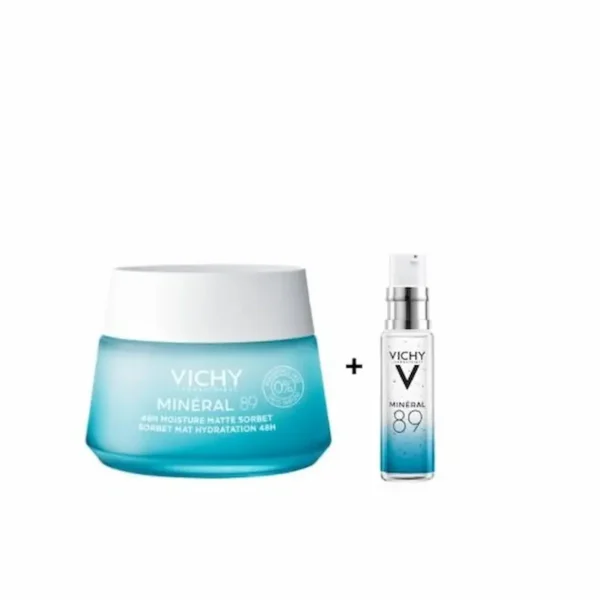 VICHY COFFRET MINERAL 89 CR MATTE SORBET 50ML+SERUM 10ML