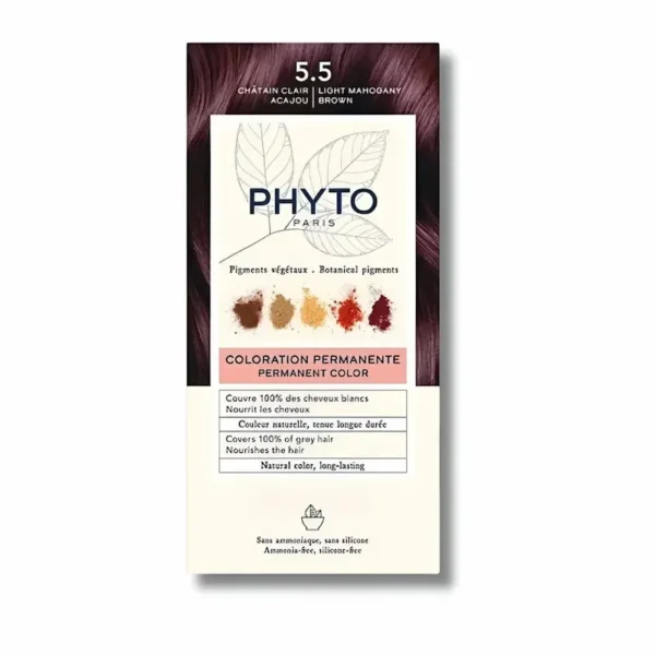 PHYTO COLOR 5.5 CHATAIN CLAIR ACAJOU
