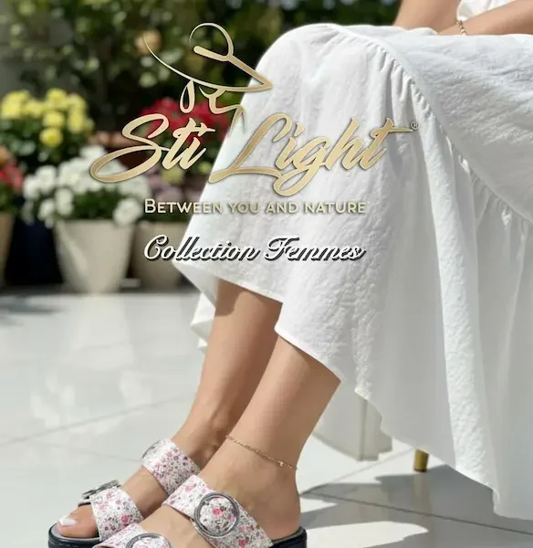 STI CLAQUETTE FEMME AP01 FLEURI