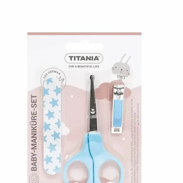 TITANIA SET BOX MANICURE BB 3 PCS CISEAU/COUPE ONGLE/LIME 1296