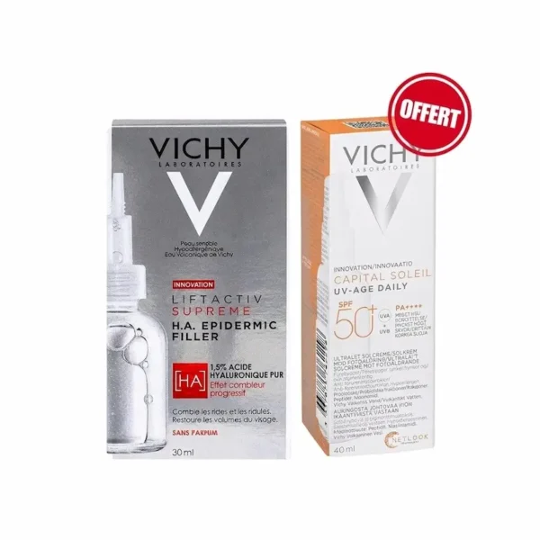 VICHY PACK LIFT ACTIV SERUM HA FILLER+ECRAN CAPITAL SOLEIL INV GRT