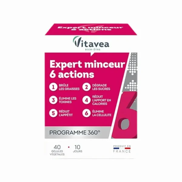 VITAVEA EXPERT MINCEUR 6 ACTIONS B/40