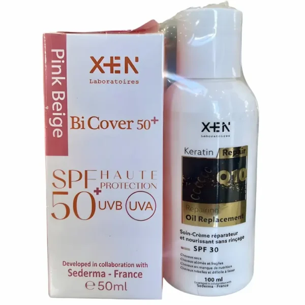 XEN BI COVER 50+ BEIGE ROSE +OIL REPLACEMENT