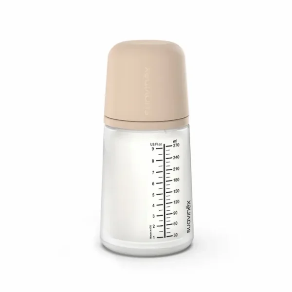 SUAVINEX BIBERON EN SILICONE ZERO.ZERO +3M(M) 02 LIGHT TONE 270ML