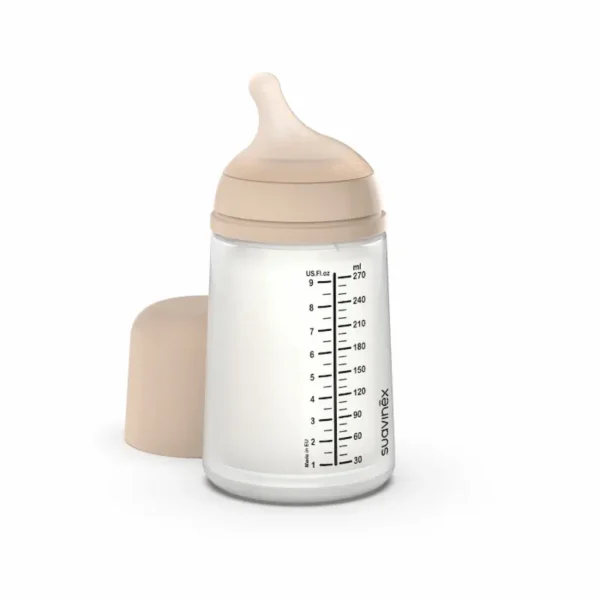 SUAVINEX BIBERON EN SILICONE ZERO.ZERO +3M(M) 02 LIGHT TONE 270ML