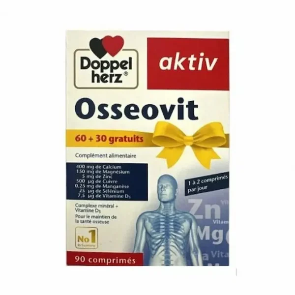 DOPPEL HERZ AKTIV OSSEOVIT 60+30 GRATUITS