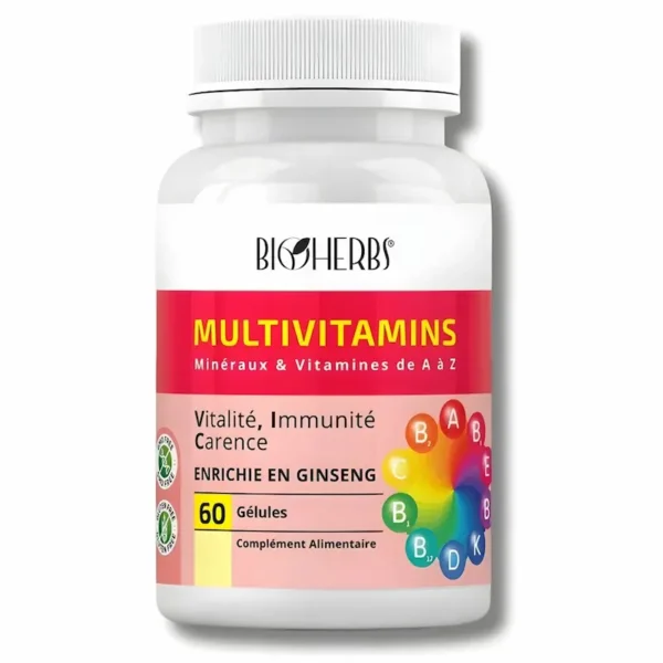 BIOHERBS MULTIVITAMINS B/60 GELULES