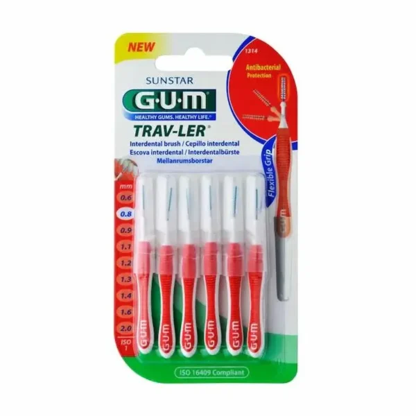 GUM TRAVELER BROSSETTE 0.6MM B/6