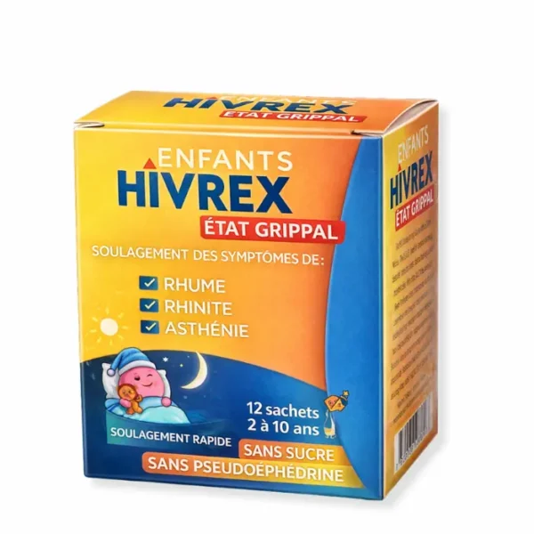 XEN HIVREX ENFANTS ETAT GRIPPAL 12 SACHETS
