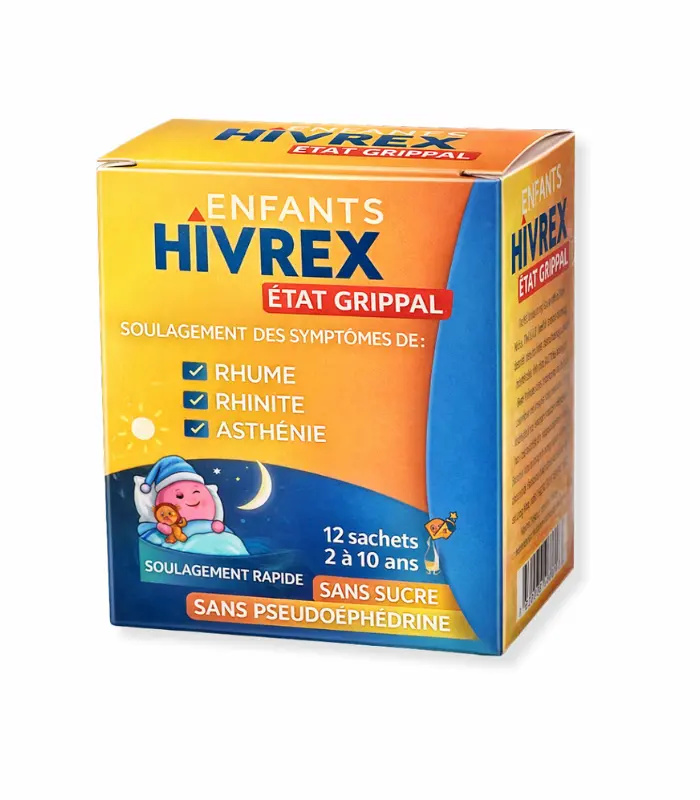 XEN HIVREX ENFANTS ETAT GRIPPAL 12 SACHETS