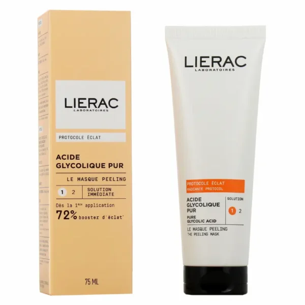 LIERAC MASQUE PEELING ACIDE GLYCOLIQUE PUR 75ML