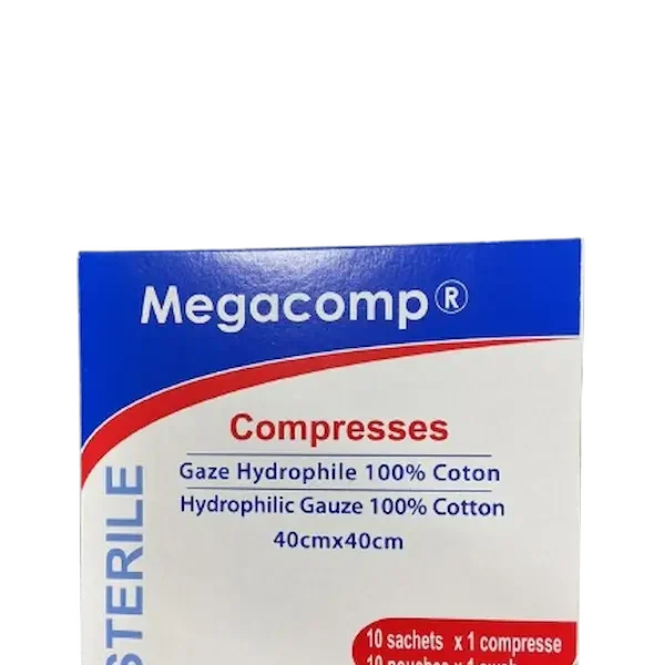 MEGA COMPRESSES 40*40 STERILE B/10