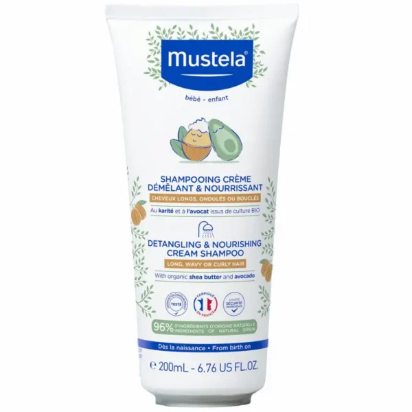 MUSTELA SHAMPOING CREME DEMELANT ET NOURISSANT BEBE/ENFANT 200ML