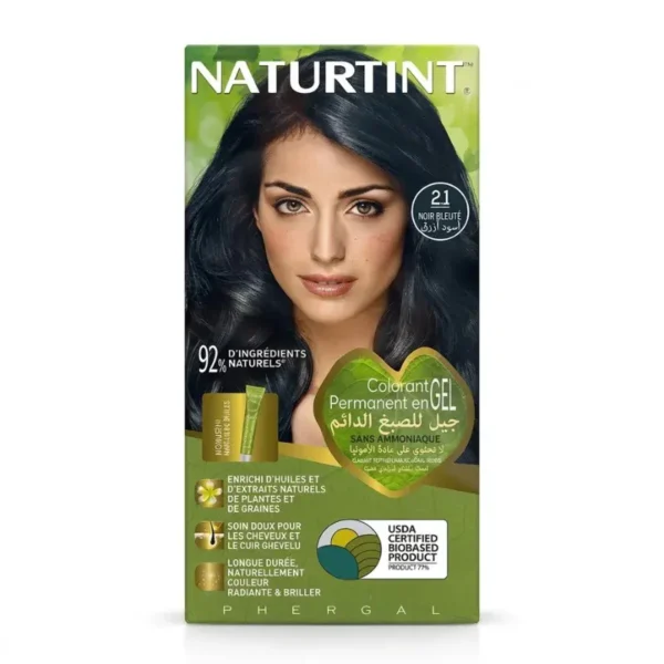 NATURTINT COLORATION PERMANANTE 2.1 NOIR BLEUTÉ 170ML