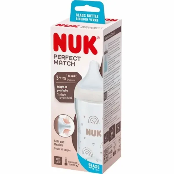 NUK BIB PERFECT MATCH VERRE 3+M 230ML
