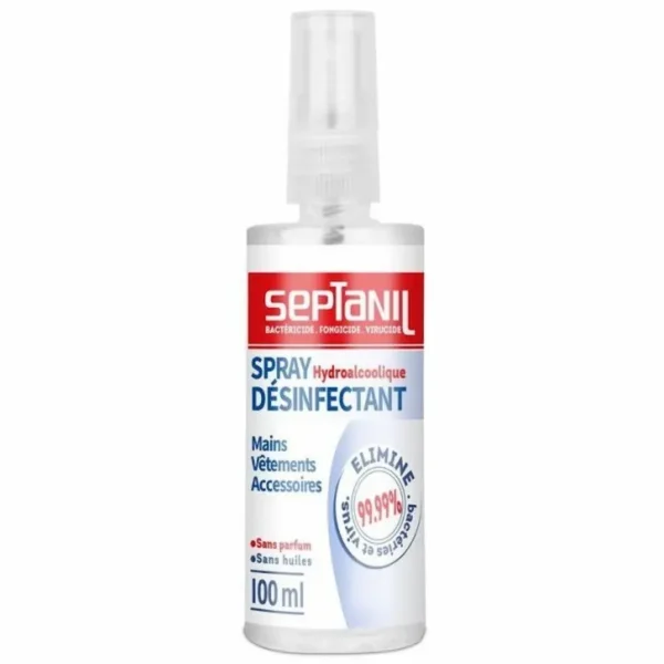 SEPTANIL SOLUTION HYDROALCOOLIQUE DESINFECTANTE 100ML