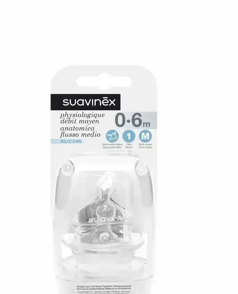 SUAVINEX 2 TETINES 1ERE AGE 0.6M(M)