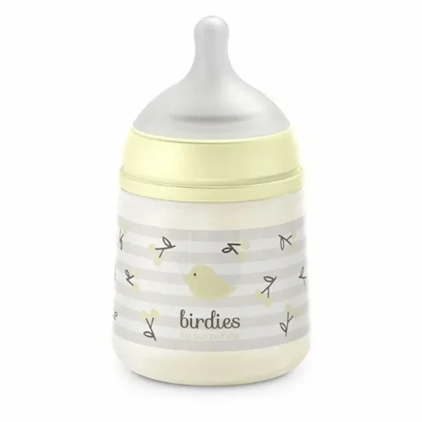 SUAVINEX BIBERON EN SILICONE JAUNE +0M(S) 150ML
