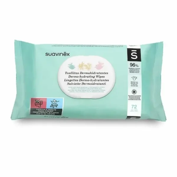 SUAVINEX LINGETTES DERMO HYDRATANTE BT/60