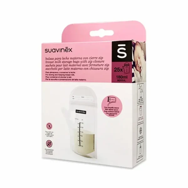 SUAVINEX SACHET LAIT 25PCS 180ML